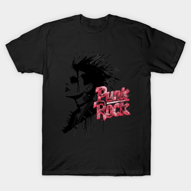 Alternative Punk Rock 6 Of 8 T-Shirt by keng-dela